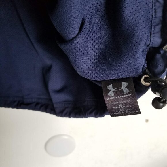 Under Armour V-Neck Windbreaker Athletic Pullover - Picture 3 of 10